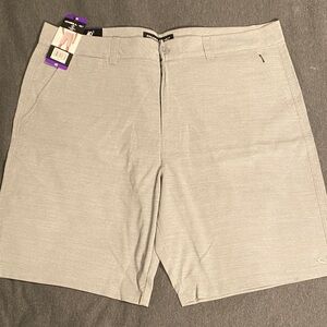 O'Neill Light Gray Men's Flat Front Shorts
